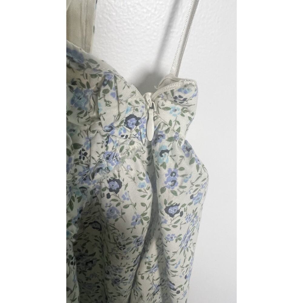 Free People Petunia Mini Dress Size Large Smocked Ditsy Floral Boho Sundress EUC - Picture 8 of 12